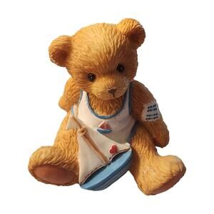 Enesco Cherished Teddies Arthur August Figurine Smooth Sailing